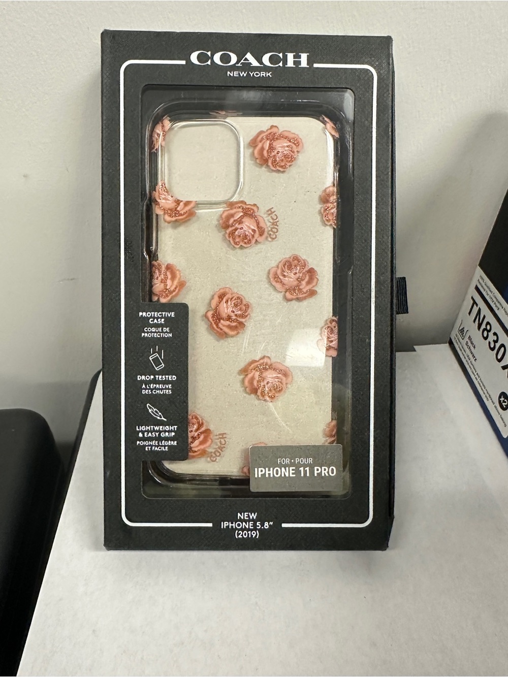 Coach Protective Case designed iPhone 11 Pro "Dreamy Peony" New